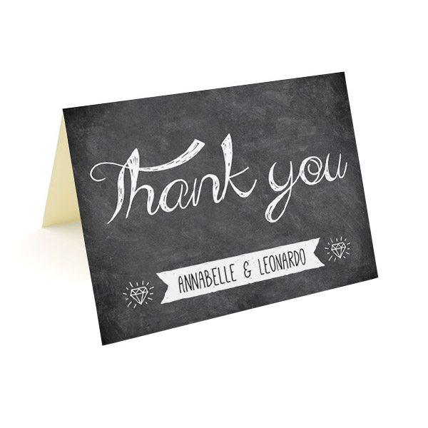 Chalkboard Thank You Cards (25 Pack)